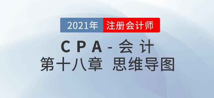 2021年CPA《會(huì)計(jì)》第十八章思維導(dǎo)圖 2021年CPA《會(huì)計(jì)》第十八章思維導(dǎo)圖