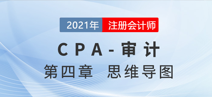 2021年注會審計第四章思維導圖