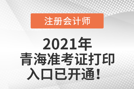 青海省海東2021年注冊會計師準(zhǔn)考證下載網(wǎng)站已開通