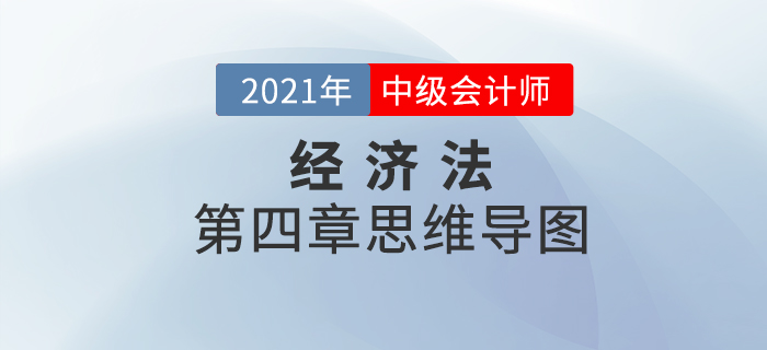 2021年中級(jí)會(huì)計(jì)《經(jīng)濟(jì)法》第四章思維導(dǎo)圖，速來(lái)點(diǎn)擊！
