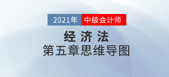 2021年中級會計《經(jīng)濟法》第五章思維導圖，速來點擊！