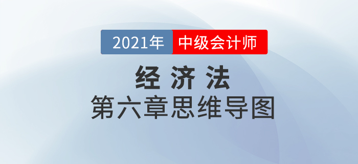 2021年中級會計《經濟法》第六章思維導圖，速來點擊！
