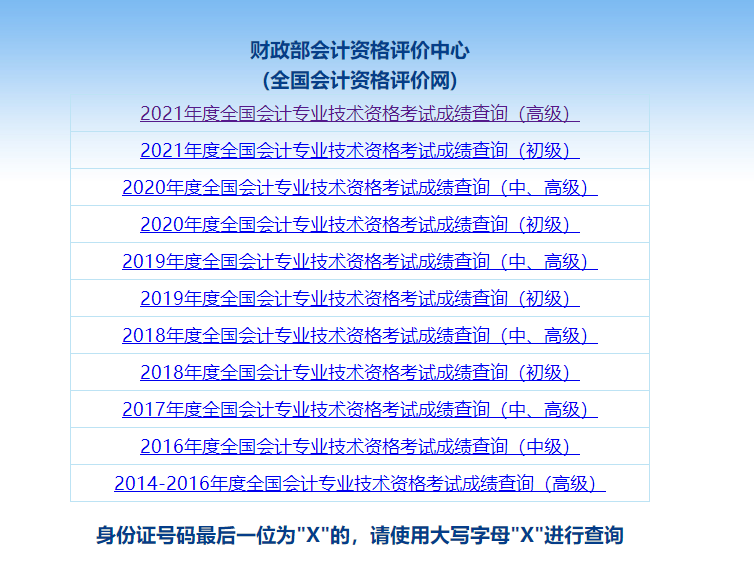 2021高級(jí)會(huì)計(jì)師考試成績(jī)流程