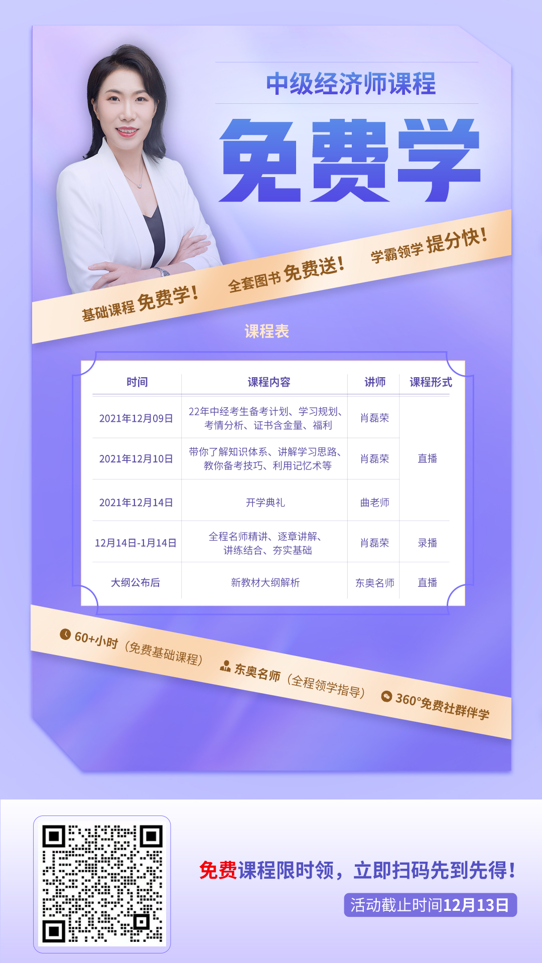 中級經(jīng)濟(jì)師基礎(chǔ)課程免費學(xué)