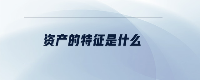 資產(chǎn)的特征是什么？