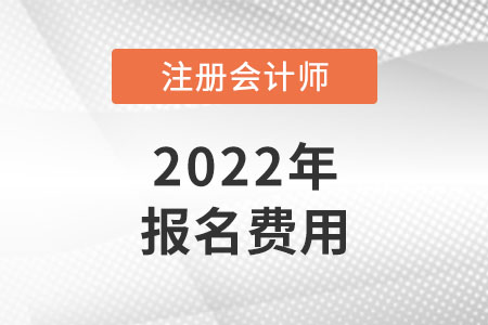 上海2022年注冊(cè)會(huì)計(jì)師報(bào)考費(fèi)用多少錢？