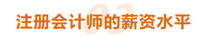注冊(cè)會(huì)計(jì)師的薪資水平