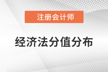 注冊(cè)會(huì)計(jì)師經(jīng)濟(jì)法分值怎么分布的
