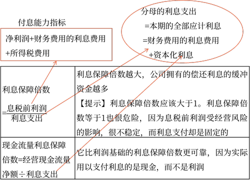 付息能力 付息能力