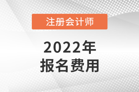 2022年廣東省佛山注會報名費多少錢一門？