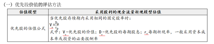 優(yōu)先股評(píng)估