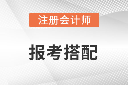 注冊會計(jì)師怎么搭配科目考試比較好?
