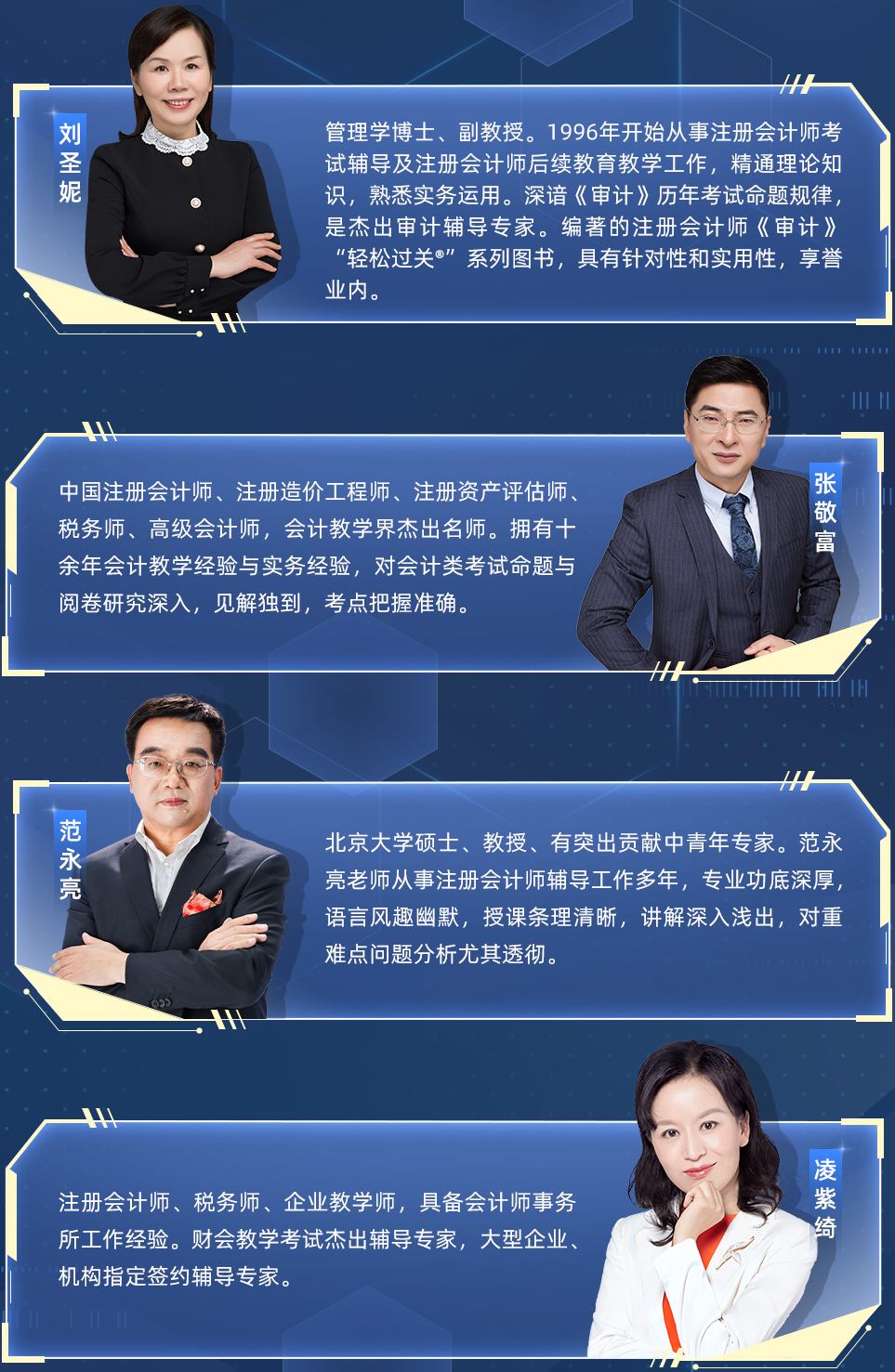 注會(huì)名師陣容圖-審計(jì)