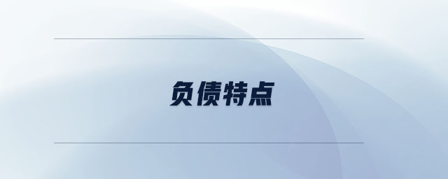 負債特點