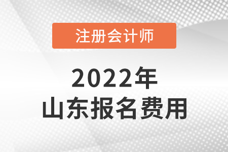2022年山東省東營注冊會(huì)計(jì)師報(bào)名費(fèi)用是多少？