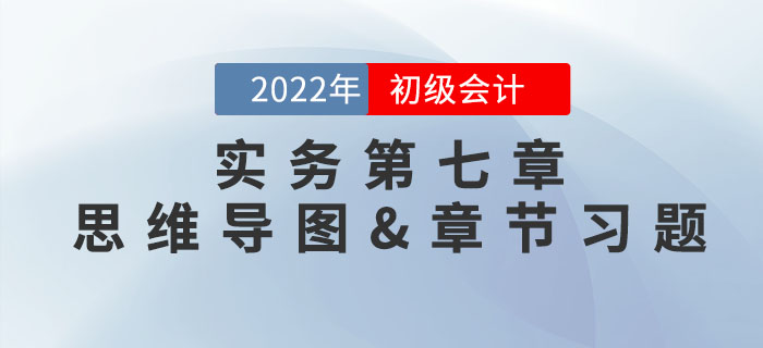 2022年《初級(jí)會(huì)計(jì)實(shí)務(wù)》第七章思維導(dǎo)圖+章節(jié)練習(xí)