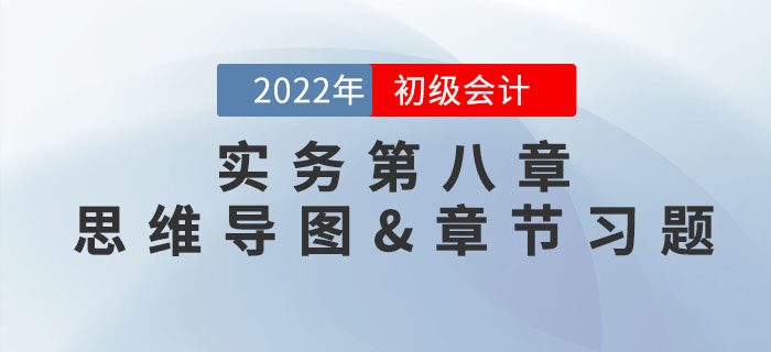2022年《初級會計實務(wù)》第八章思維導圖+章節(jié)練習