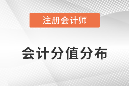 注會會計分值分布是怎樣的？