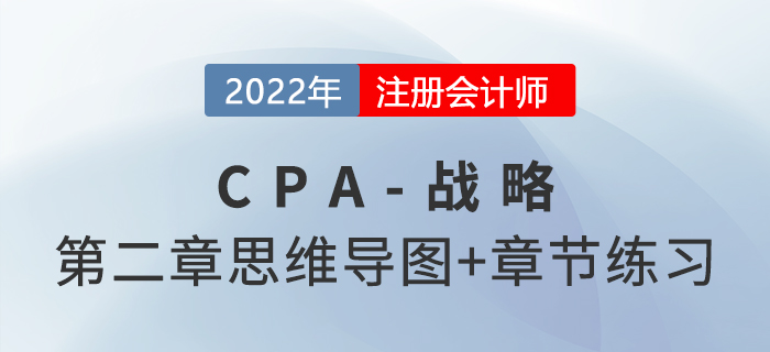 2022年注會戰(zhàn)略第二章思維導(dǎo)圖+章節(jié)練習(xí) 2022年注會戰(zhàn)略第二章思維導(dǎo)圖+章節(jié)練習(xí)