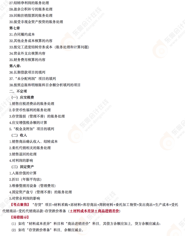 2022年《初級會計實務(wù)》考后點評第十場考點 2022年《初級會計實務(wù)》考后點評第十場考點