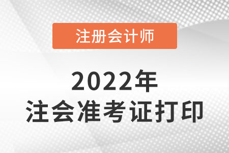 2022cpa打印準考證入口網(wǎng)址