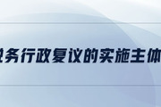 稅務行政復議的實施主體