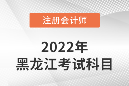 2022年黑龍江省哈爾濱注冊(cè)會(huì)計(jì)師延考考試科目