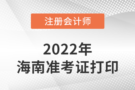 2022年海南省臨高縣cpa延考準(zhǔn)考證打印官網(wǎng)入口