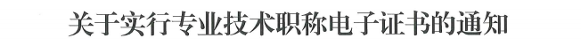 湖北實行初級會計電子證書