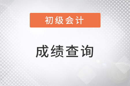 2023年初級會計成績什么時候出？