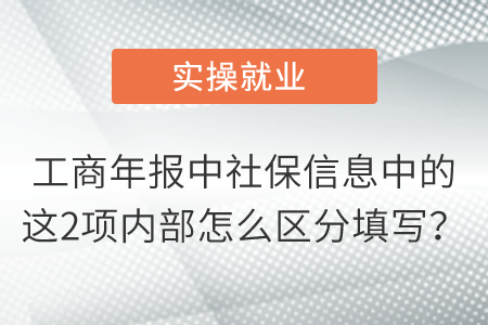 工商年報中社保信息中的這2項內(nèi)部怎么區(qū)分填寫？