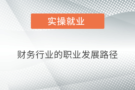 財務(wù)行業(yè)的職業(yè)發(fā)展路徑