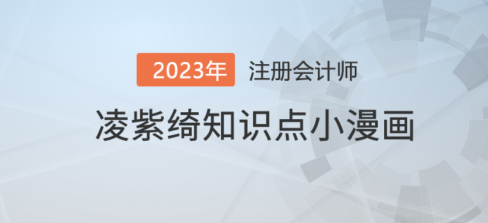 凌紫綺老師知識點小漫畫——注冊會計師的責任 凌紫綺老師知識點小漫畫——注冊會計師的責任