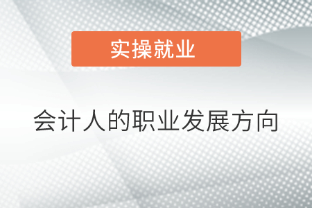 會計人的職業(yè)發(fā)展方向 會計人的職業(yè)發(fā)展方向