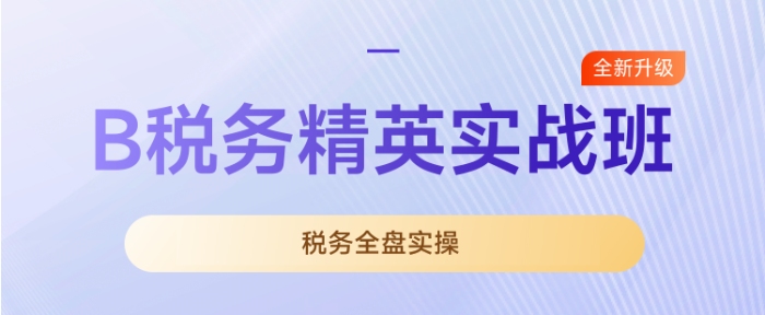 稅務(wù)精英實(shí)戰(zhàn)班