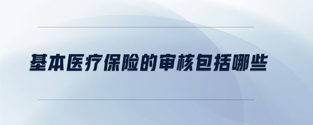 基本醫(yī)療保險的審核包括哪些