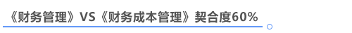 中級會計(jì)財(cái)管與注會財(cái)管契合度