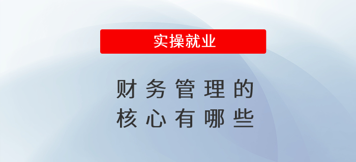 財(cái)務(wù)管理的核心有哪些 財(cái)務(wù)管理的核心有哪些