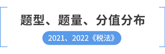 題型、題量、分值分布