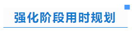 中級會計強化階段用時規(guī)劃