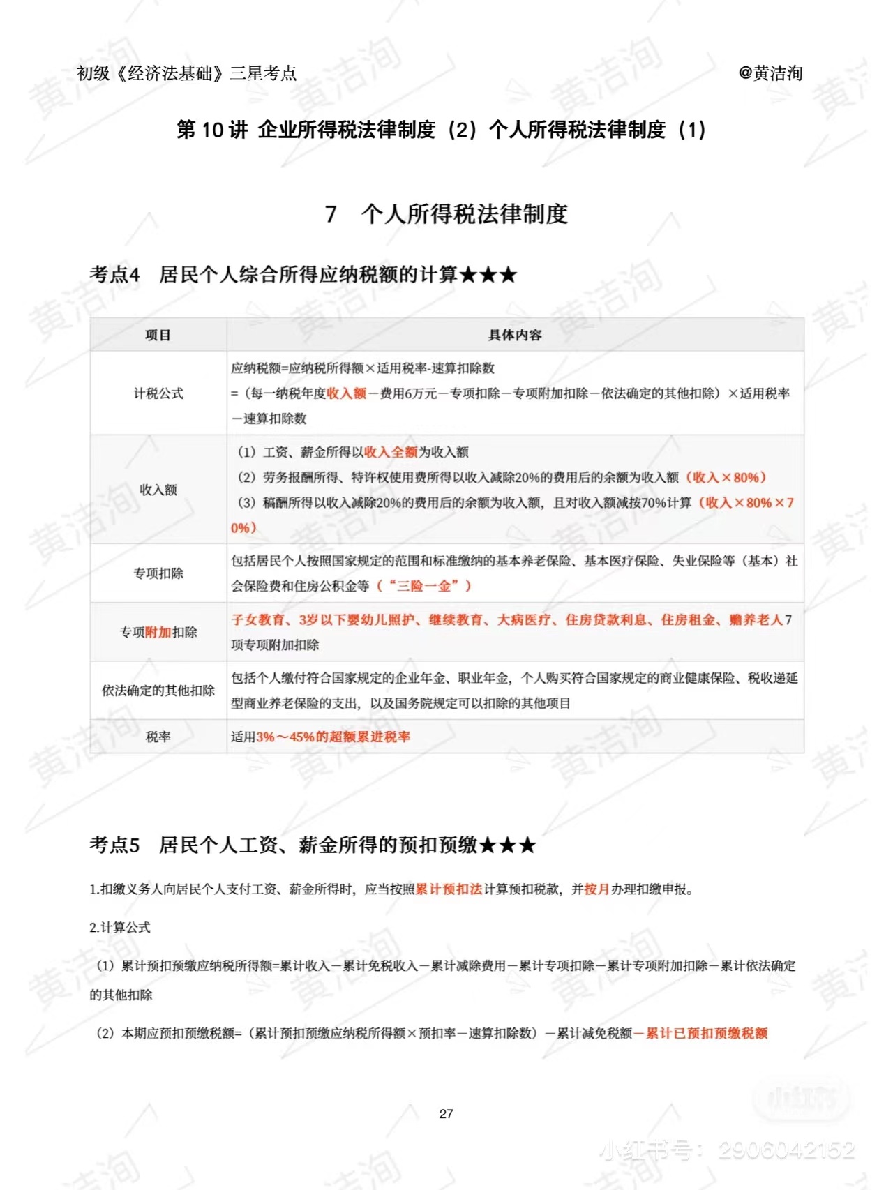 初級會計經(jīng)濟法基礎(chǔ)三星考點