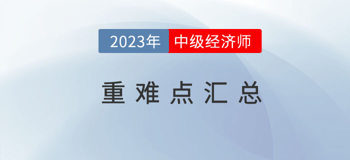 中級經(jīng)濟師《財政稅收》各章節(jié)重難點干貨目錄！