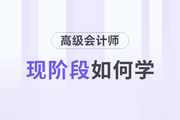 高級會計師備考已經(jīng)開始了，現(xiàn)階段該如何學(xué)習(xí)？