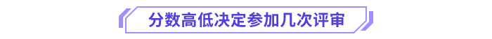 分?jǐn)?shù)高低決定能參加幾次評審