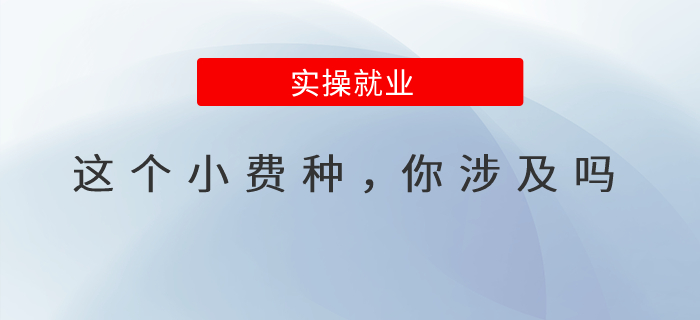 這個(gè)小費(fèi)種，你涉及嗎？