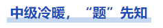 中級會計“中級”冷暖，“題”先知