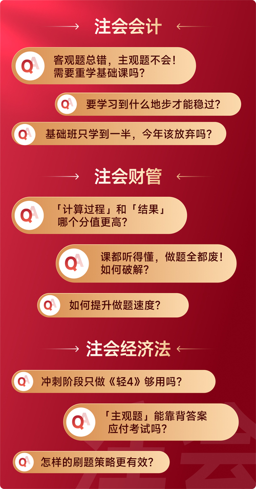 注會(huì)考試備考疑難問題