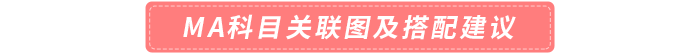MA科目關(guān)聯(lián)圖及搭配建議