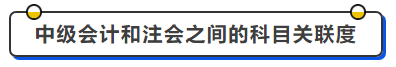 中級(jí)會(huì)計(jì)和注會(huì)之間的科目關(guān)聯(lián)度