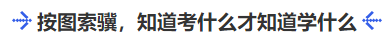中級(jí)會(huì)計(jì)按圖索驥，知道考什么才知道學(xué)什么